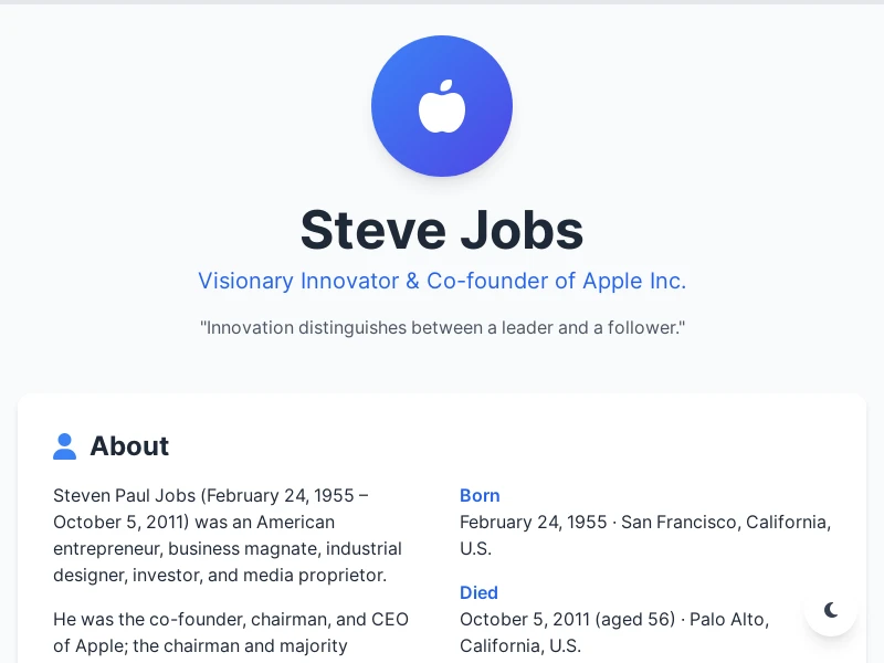 Page screenshot